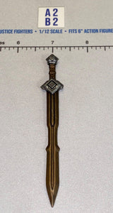 1/12 Scale Medieval Fantasy Sword - Four Horsemen - Mythic Legions - Bronze