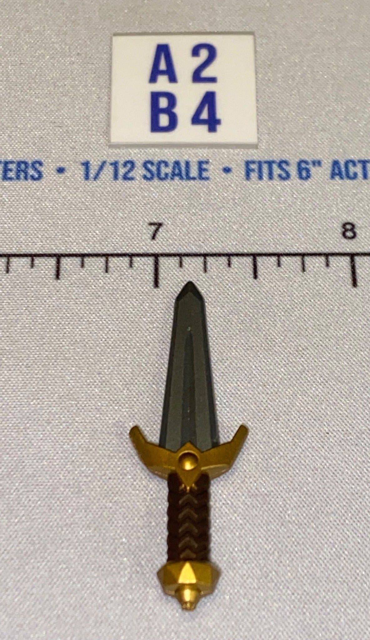 1/12 Scale Medieval Fantasy Sword with Short Blade - Four Horsemen - Mythic Legions