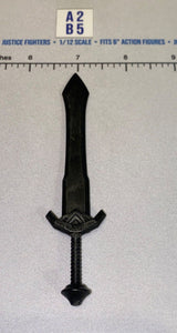 1/12 Scale Medieval Fantasy Sword - Four Horsemen - Mythic Legions - Black