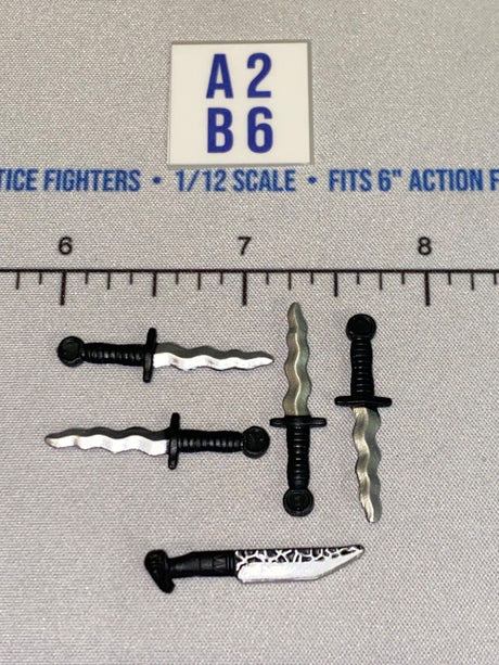 1/12 Scale Fantasy Blade Dagger Set