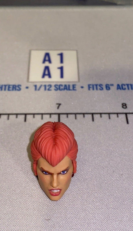 1/12 Scale Pink Hair Female Head Sculpt - GI Joe Classified