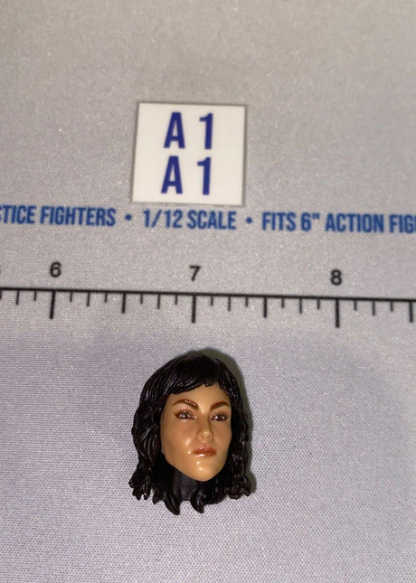 1/12 Scale Female Head Sculpt with Short Dark Hair - GI Joe Classified