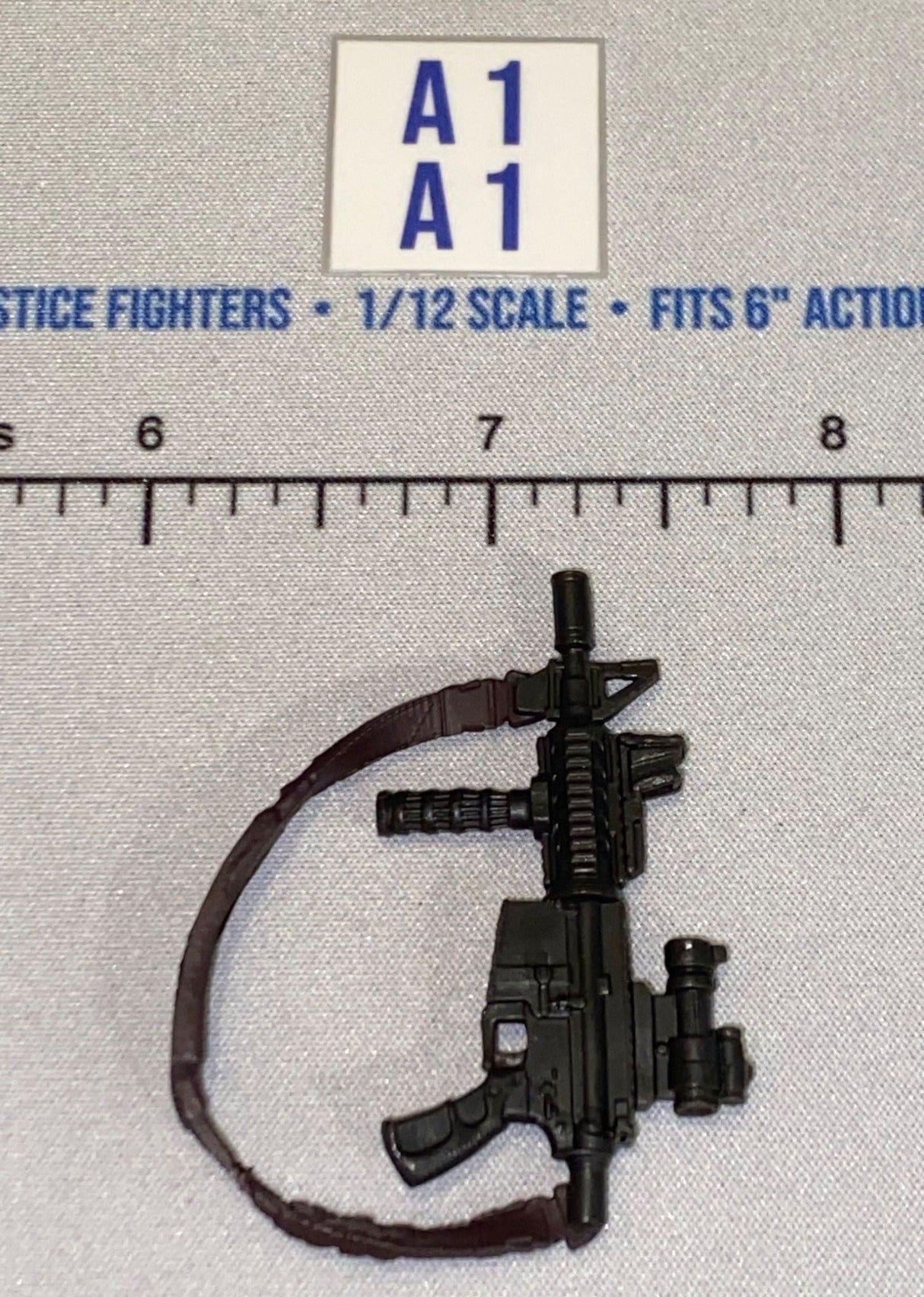 1/12 Scale Modern Era M4 Tactical Assault Rifle with Scope and Sling - GI Joe Classified
