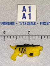1/12 Scale Sci-Fi Yellow and Black Themed Blaster Weapon