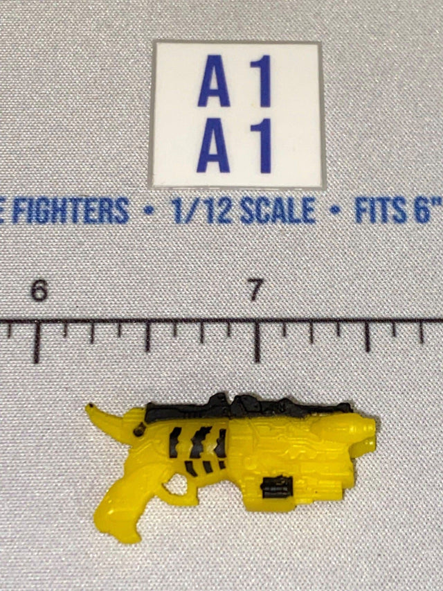 1/12 Scale Sci-Fi Yellow and Black Themed Blaster Weapon