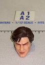 1/12 Scale Male Head Sculpt with Dark Hair and Scar - GI Joe Classified