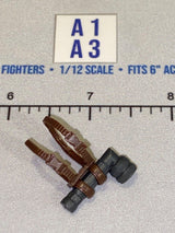 1/12 Scale GI Joe Classified Vietnam WWII US Modern Right Angle Flashlight with Thigh Holster