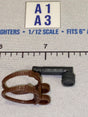 1/12 Scale GI Joe Classified Vietnam WWII US Modern Right Angle Flashlight with Thigh Holster