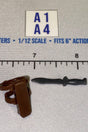 1/12 Scale Modern Knife and Scabbard
