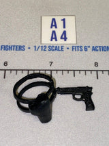 1/12 Scale Modern Era Pistol and Belt Holster Set - GI Joe Classified