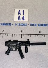 1/12 Scale Modern Era MP5 Submachine Gun with Suppressor