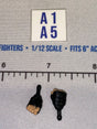 1/12 Scale Modern Era Gloved Wrapped Hands