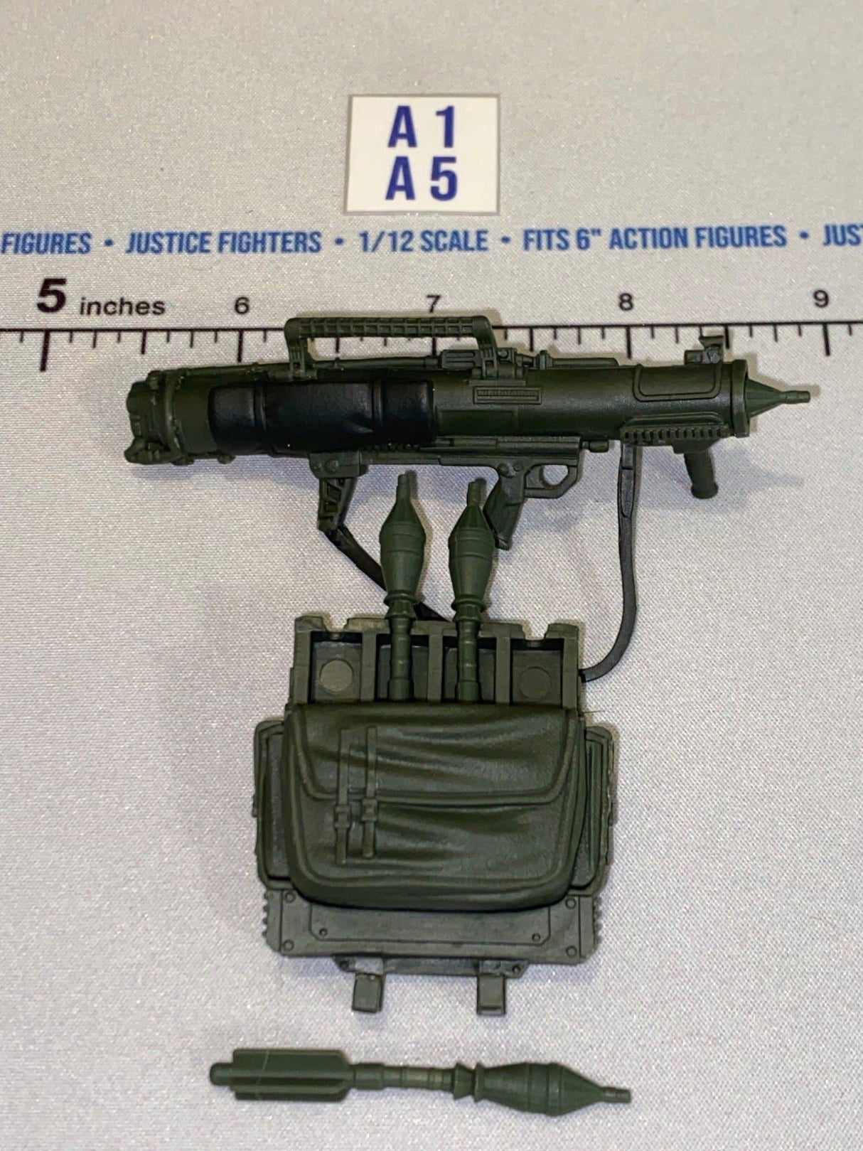1/12 Scale GI Joe Classified Modern Era Rocket Launcher with Backpack and Rockets