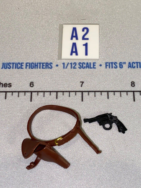 1/12 Scale WWII British Revolver and Holster Set