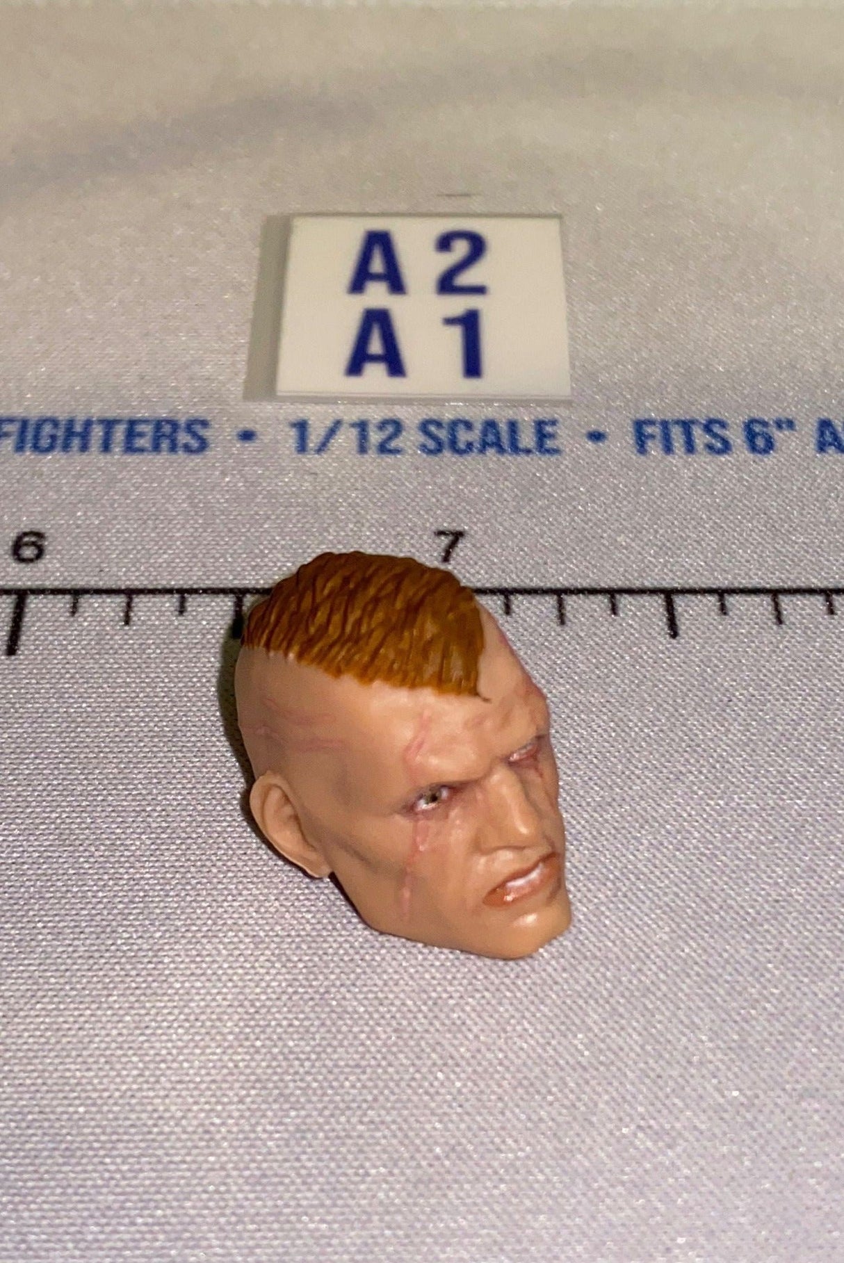 1/12 Scale Cobra Scrap Iron Male Head Sculpt - GI Joe Classified