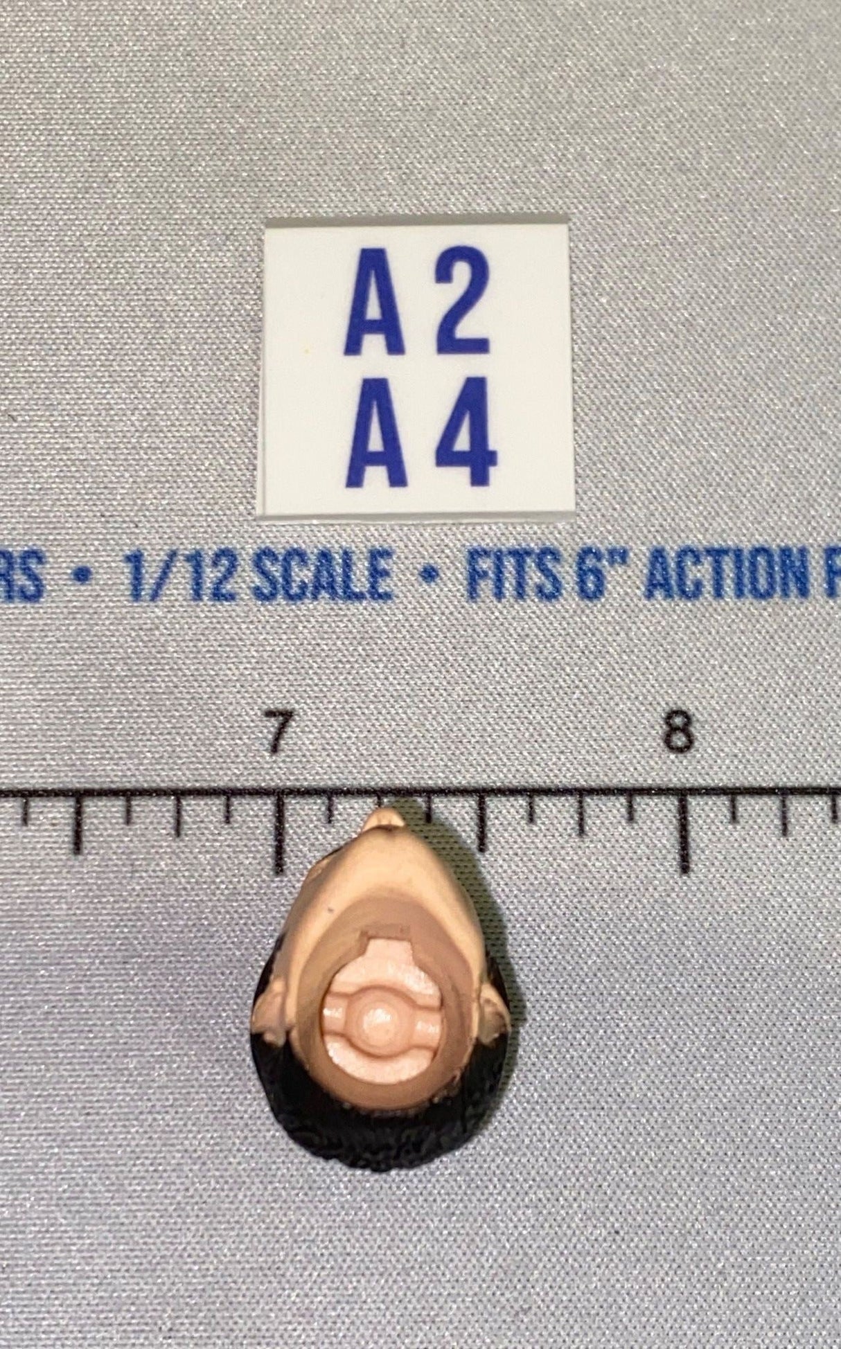 1/12 Scale Male Head Sculpt with Dark Hair