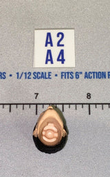 1/12 Scale Male Head Sculpt with Dark Hair