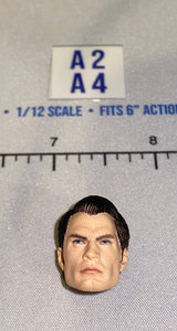 1/12 Scale Male Head Sculpt with Dark Hair