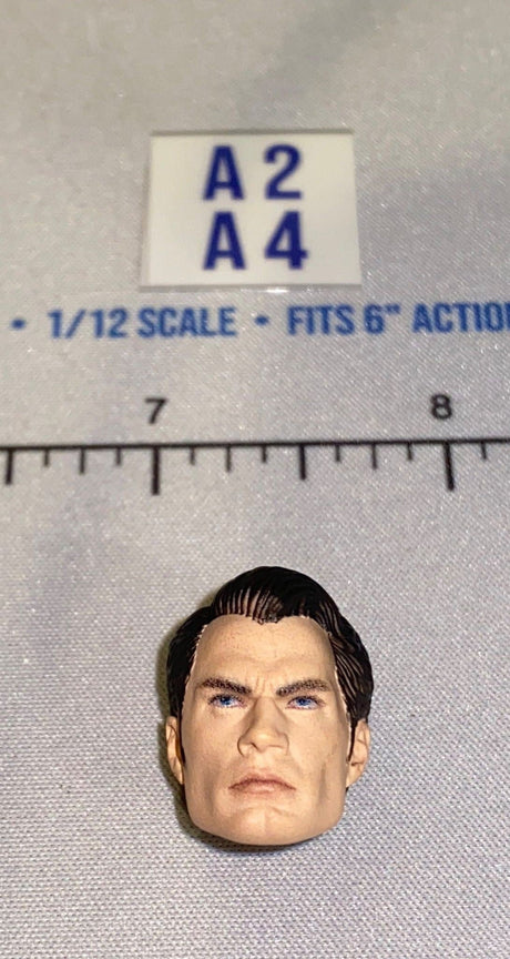 1/12 Scale Male Head Sculpt with Dark Hair