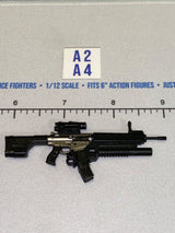 1/12 Scale Modern Era Tactical Assault Rifle with Scope and Grenade Launcher - Valaverse