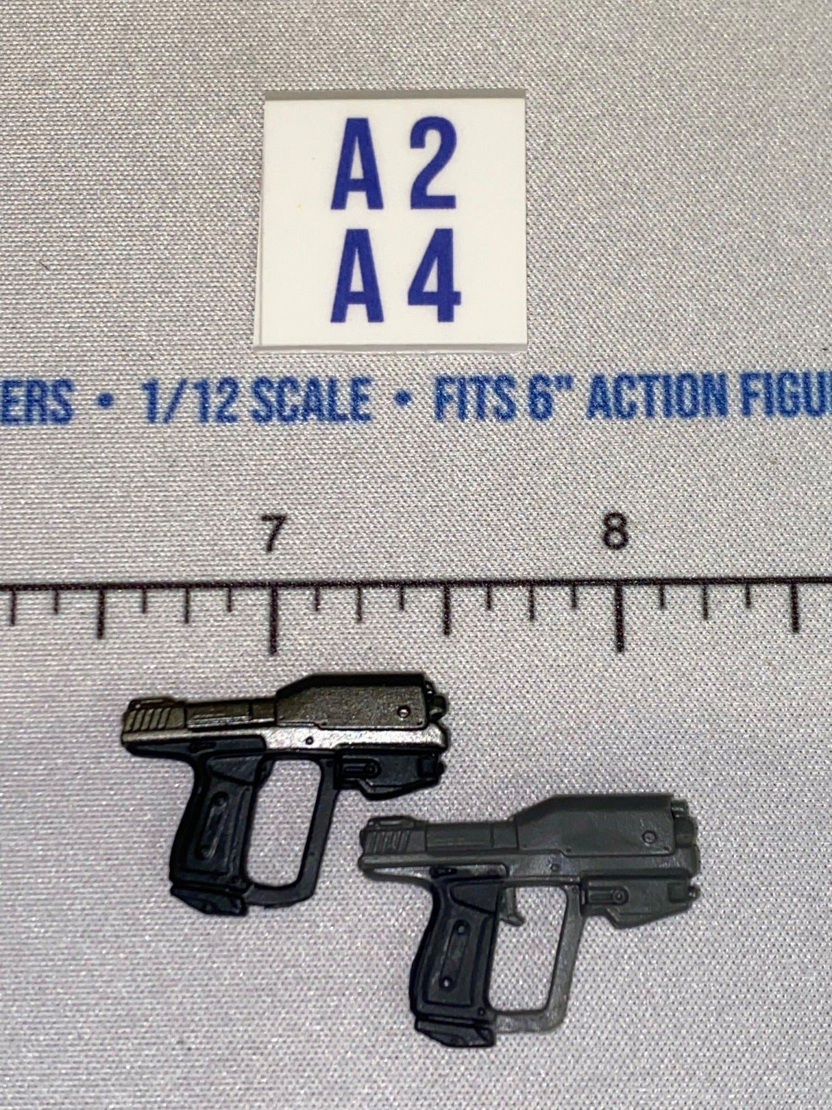 1/12 Scale Science Fiction Blaster Pistol Lot - Jazwares World of Halo