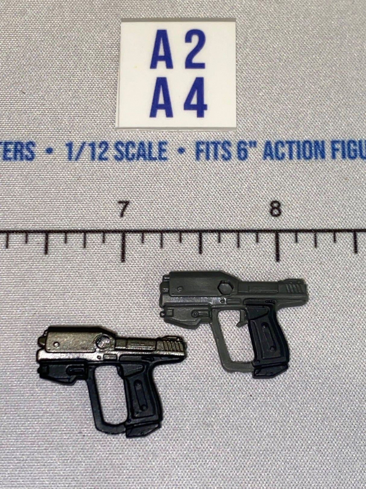1/12 Scale Science Fiction Blaster Pistol Lot - Jazwares World of Halo