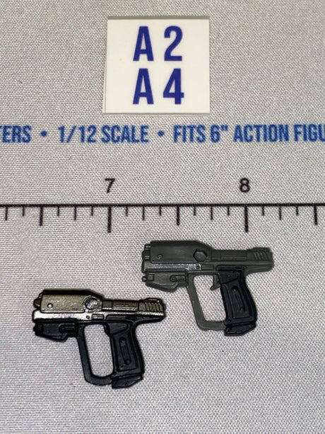 1/12 Scale Science Fiction Blaster Pistol Lot - Jazwares World of Halo
