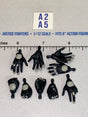 1/12 Scale Science Fiction Interchangeable Hands Set - Jazwares World of Halo