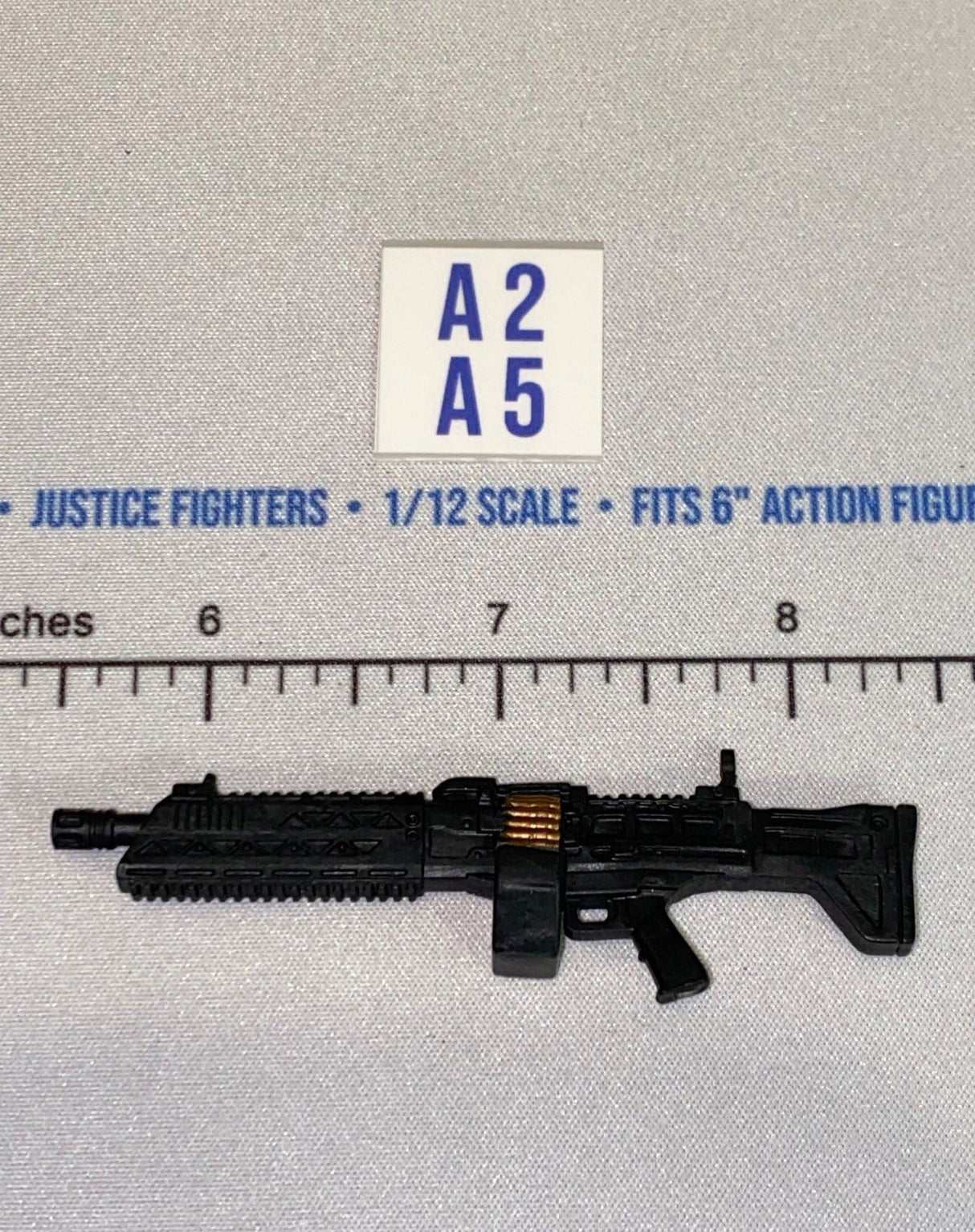 1/12 Scale Modern Era Light Machine Gun with Ammo Belt