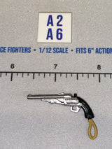 1/12 Scale Western Era Revolver Pistol with Lanyard - GI Joe Classified