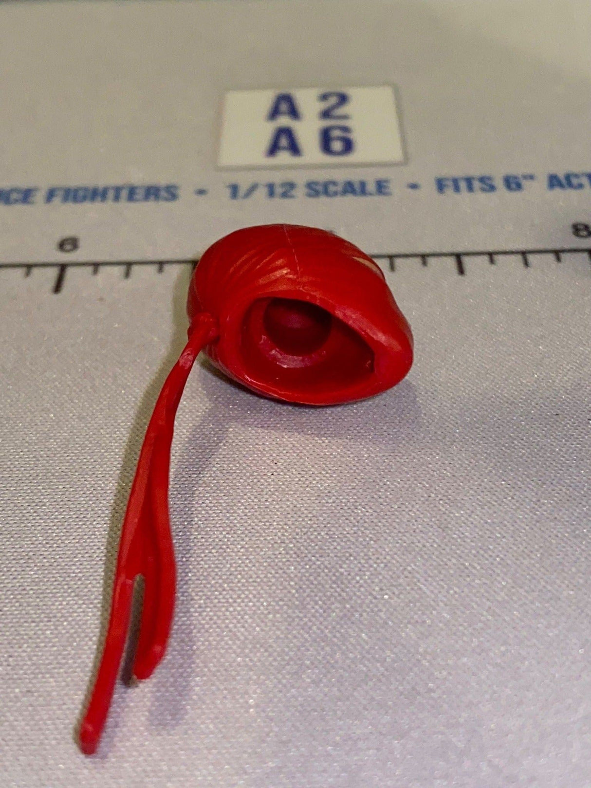 1/12 Scale Elektra Female Head Sculpt with Red Mask - GI Joe Classified