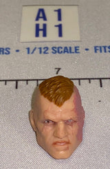 1/12 Scale Male Head Sculpt - Cobra Scrap Iron - GI Joe Classified