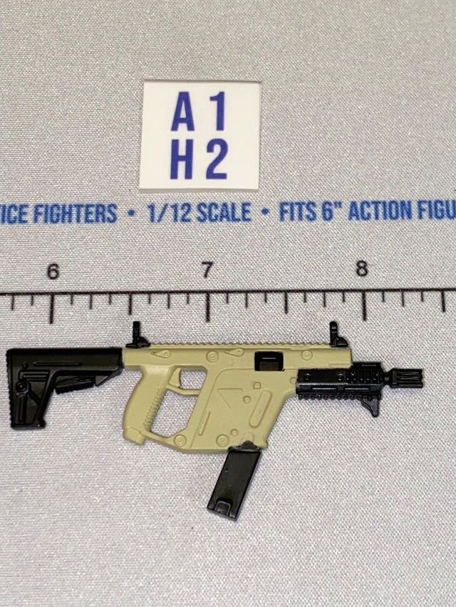 1/12 Scale Modern Era KRISS Vector SMG - Tan - Valaverse