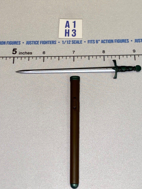 1/12 Scale Medieval Fantasy Sword with Scabbard - Four Horsemen - Mythic Legions