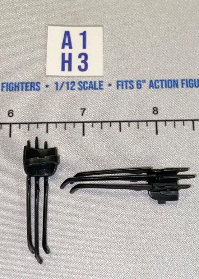 1/12 Scale Ninja Claw Hand Weapons - GI Joe Classified