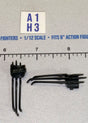1/12 Scale Ninja Claw Hand Weapons - GI Joe Classified
