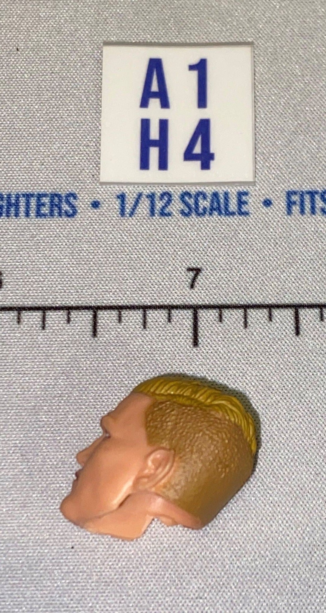 1/12 Scale Male Head Sculpt with Blonde Hair - GI Joe Classified
