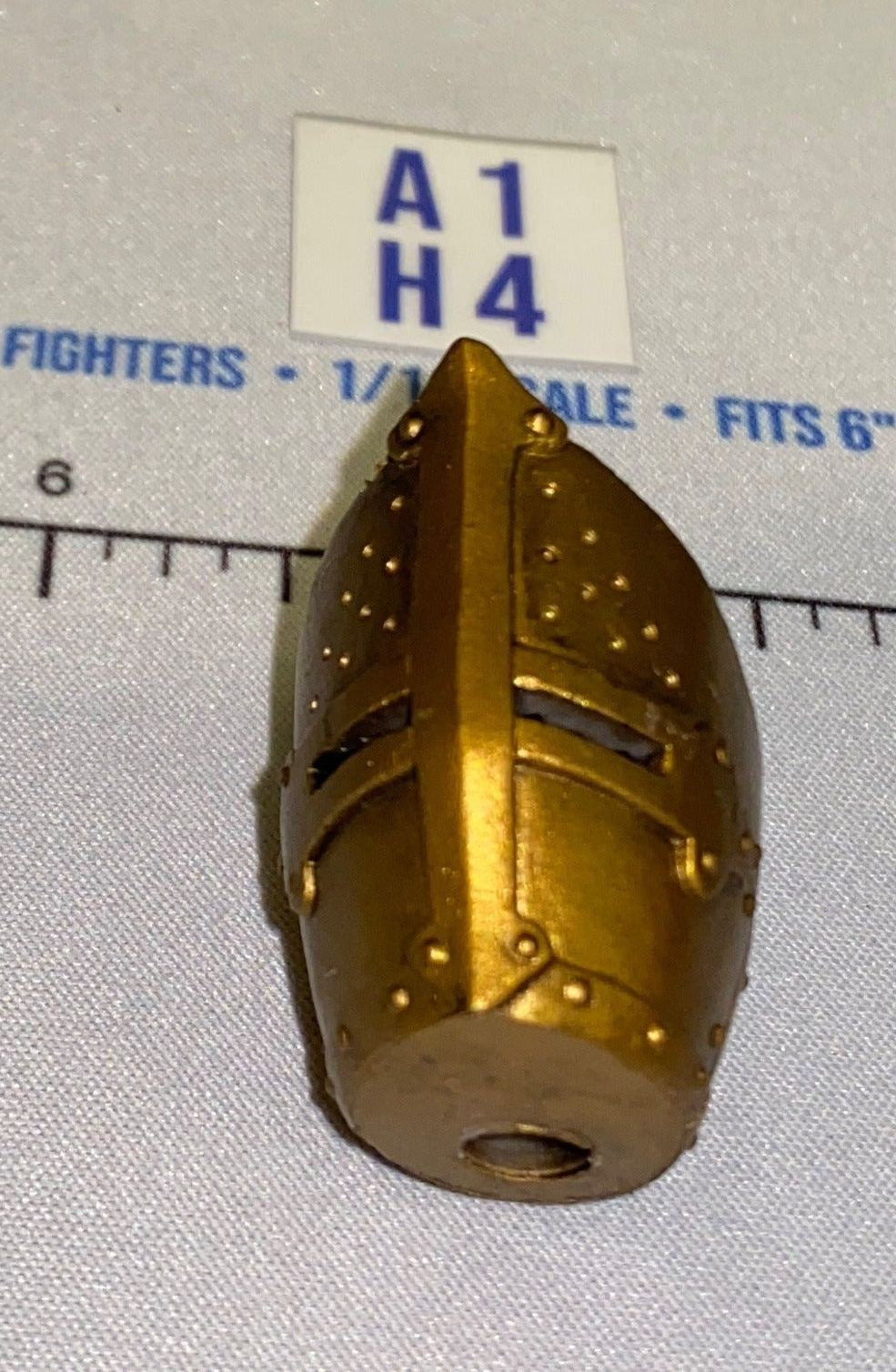 1/12 Scale Medieval Knight Great Helm Helmet - Four Horsemen - Mythic Legions