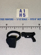 1/12 Scale Modern Era Pistol and Belt Holster Set - GI Joe Classified