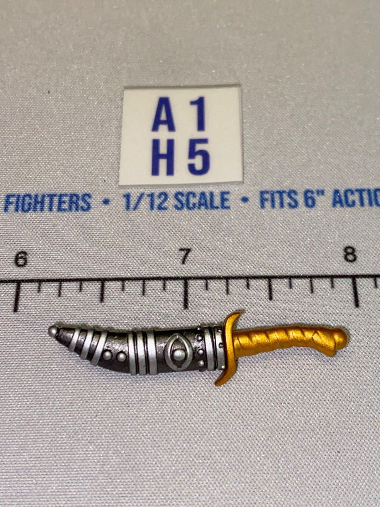 1/12 Scale Four Horsemen - Mythic Legions Ancient Fantasy Curved Dagger and Scabbard Set