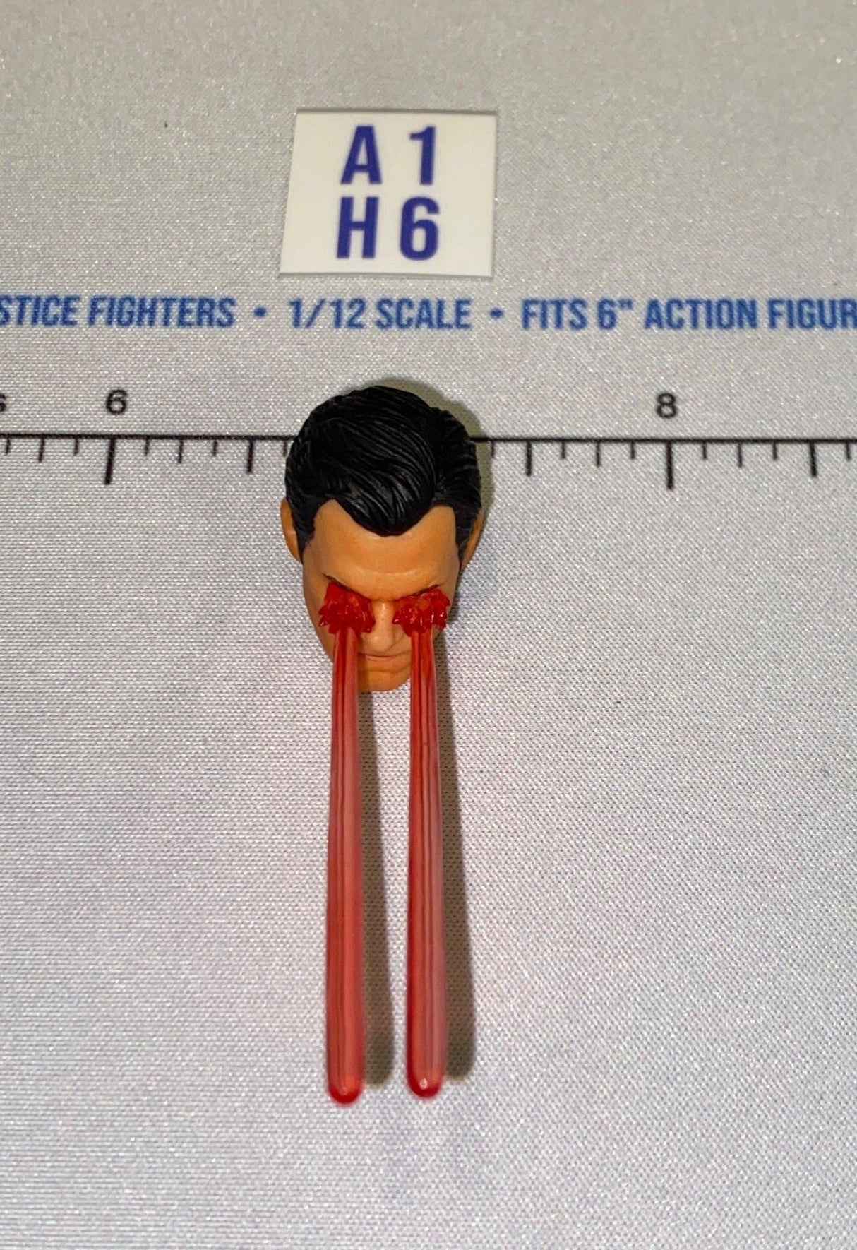 1/12 Scale Superman Heat Vision Male Head Sculpt - DC Comics