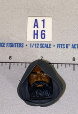 1/12 Scale Male Head Sculpt - Wizard Hooded - Four Horsemen - Mythic Legions
