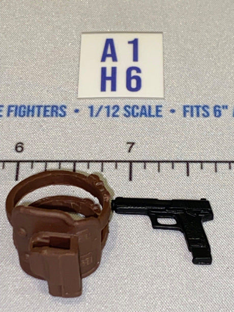 1/12 Scale Modern Era Pistol and Belt Holster Set - GI Joe Classified