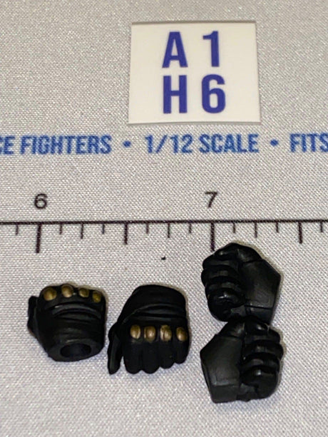 1/12 Scale Modern Era Tactical Gloved Hands Set