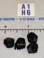 1/12 Scale Modern Era Tactical Gloved Hands Set
