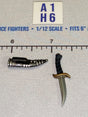 1/12 Scale Ancient Fantasy Curved Dagger and Scabbard Set - Four Horsemen - Mythic Legions