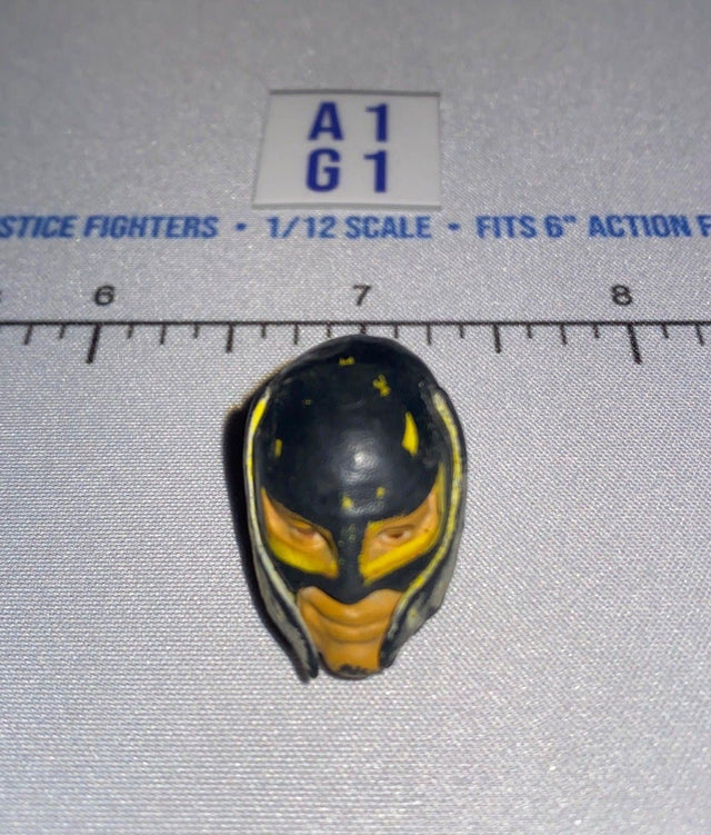 1/12 Scale Superhero Masked Head Sculpt - Mattel WWE