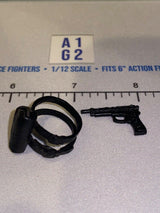 1/12 Scale Modern Era Thigh Holster Rig and Pistol Set - GI Joe Classified