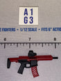 1/12 Scale Modern Compact Assault Rifle with Red Dot Sight - Valaverse