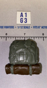 1/12 Scale Modern Field Pack with Bedroll - GI Joe Classified